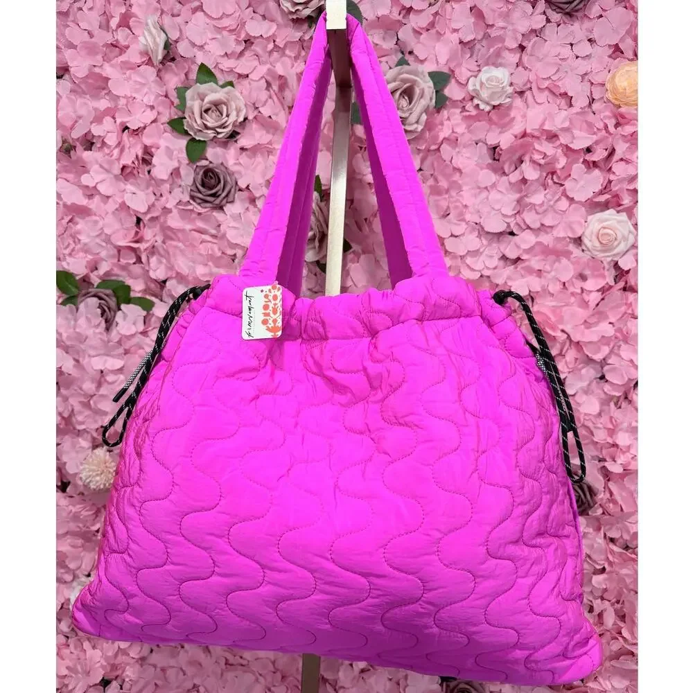 FREE PEOPLE Cloud 9 Tote Pink NWT